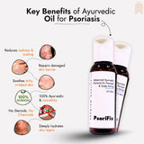 Ayurvedic Natural Oil for Psoriasis & itching (for Day Use)