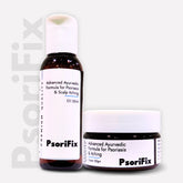 Advanced Ayurvedic Solution Kit for Psoriasis & itching (Oil + Herbal Cream)