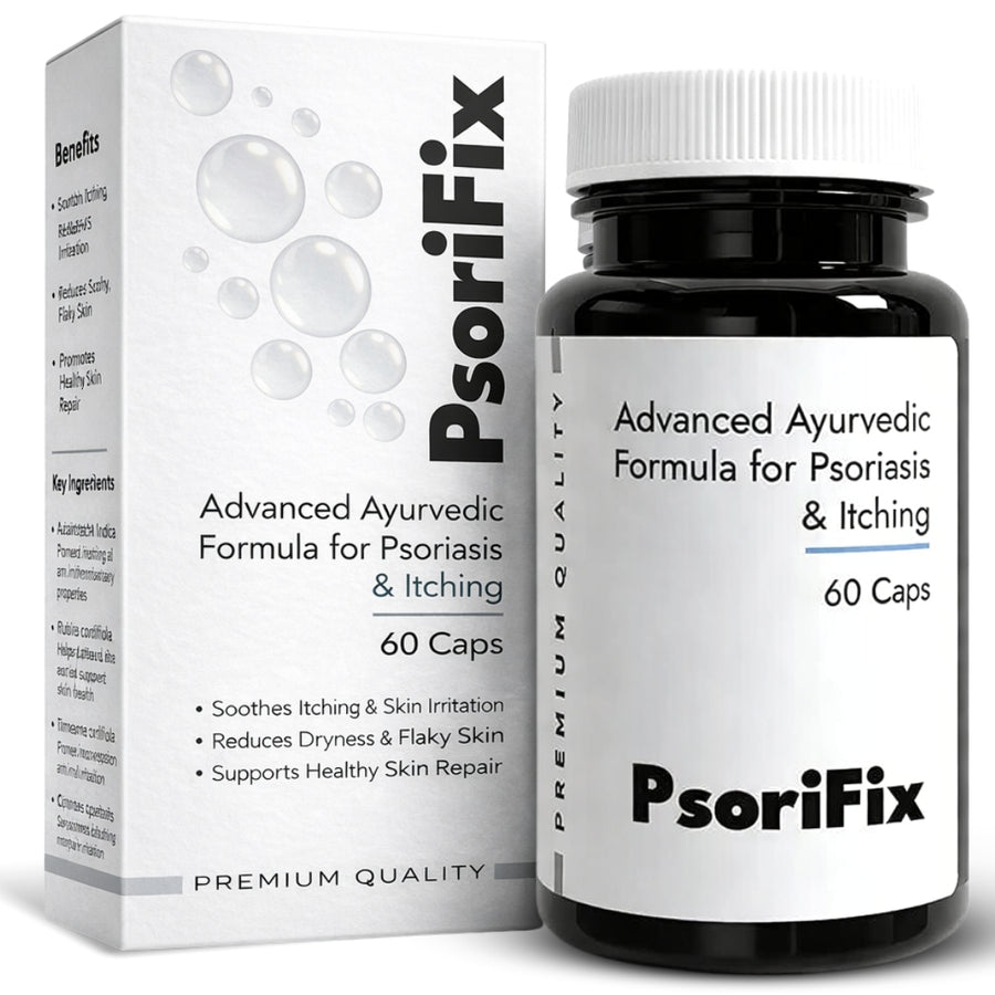 Advanced Ayurvedic Psoriasis Capsules (60 Caps) | Skin & Itching Support
