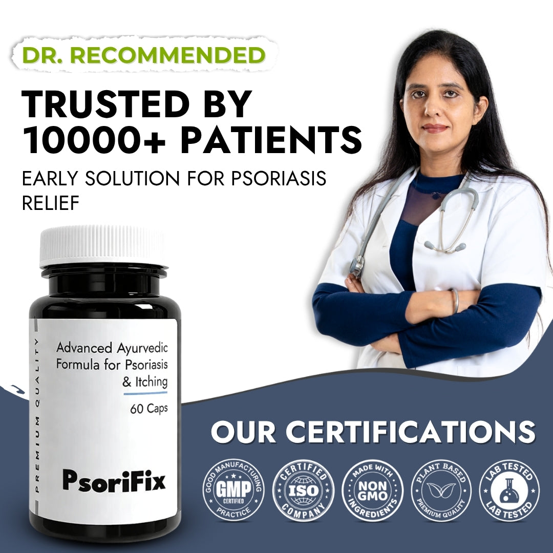 Advanced Ayurvedic Psoriasis Capsules (60 Caps) | Skin & Itching Support
